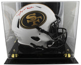 49ers Joe Montana Signed Lunar Full Size Speed Proline Helmet W/ Case Fanatics