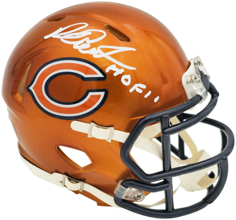 RICHARD DENT AUTOGRAPHED BEARS FLASH ORANGE MINI HELMET HOF 11 BECKETT 230262