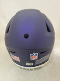 ZAY FLOWERS SIGNED BALTIMORE RAVENS ALTERNATE SPEEDFLEX HELMET BECKETT QR