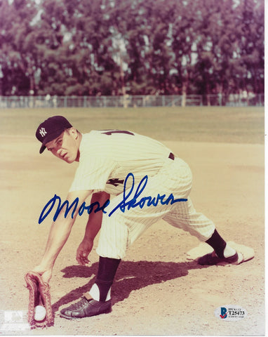 Bill Moose Skowron Autographed New York Yankees 8x10 Photo Beckett Authenticated
