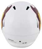 ASU Cameron Skattebo Signed White Sparky F/S Speed Rep Helmet W/ Case BAS Wit