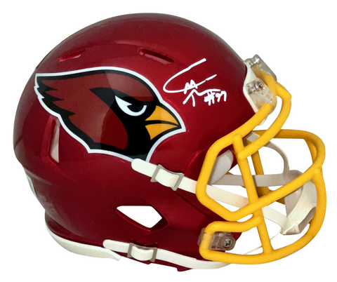 CAMERON THOMAS SIGNED ARIZONA CARDINALS FLASH SPEED MINI HELMET BECKETT