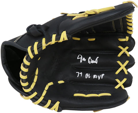 Jeff Burroughs Signed Franklin Baseball Fielders Glove w/74 AL MVP -SCHWARTZ COA