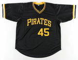 John Candelaria Signed Pittsburgh Pirates Jersey "79 W.S. Champs" (RSA Hologram)