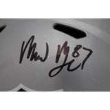 Michael Mayer Signed Las Vegas Raiders F/S Helmet Beckett 44007