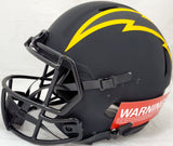 Justin Herbert Auto Chargers Eclipse Full Size Helmet (Scratch) Beckett WK11855