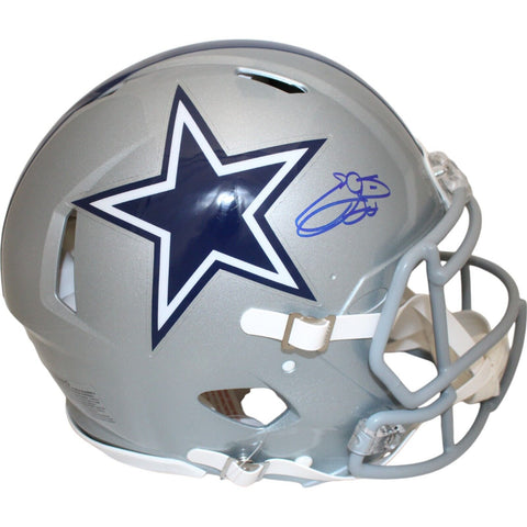 Emmitt Smith Autographed Dallas Cowboys Authentic Speed Helmet Beckett 33629