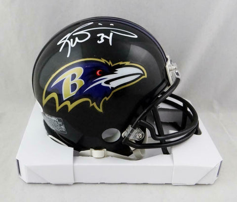 Ricky Williams Autographed Baltimore Ravens Mini Helmet - JSA W Auth *White