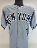 Wade Boggs New York Yankees Signed Jersey (JSA COA) 1996 World Series Champ 3.B.