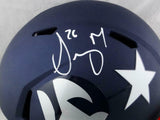 Sony Michel Autographed NE Patriots F/S AMP Speed Helmet - Beckett Auth *White