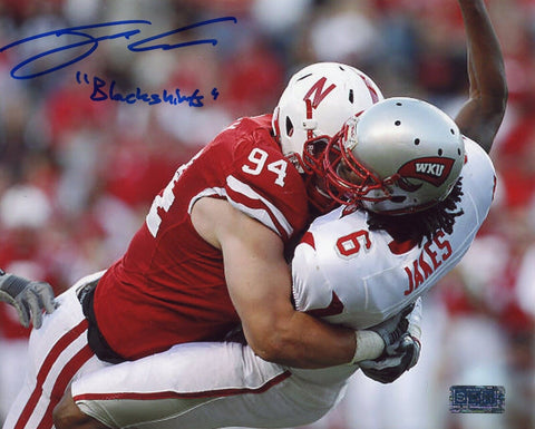 JARED CRICK SIGNED AUTOGRAPHED NEBRASKA CORNHUSKERS 8x10 PHOTO COA