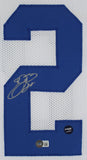 Emmitt Smith Authentic Signed White Pro Style Jersey Autographed BAS Witnessed