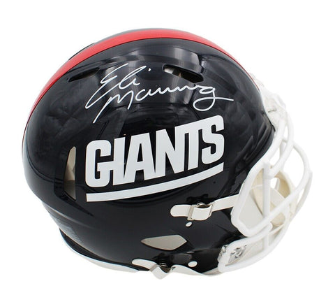 Eli Manning Signed New York Giants Speed Authentic TB 81-99 Blue NFL Helmet