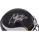 Cris Carter Autographed Minnesota Vikings VSR4 TB Mini Helmet Beckett 47394