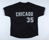 Frank Thomas Signed Chicago White Sox Career Highlight Stat Jersey (JSA COA) 1 B