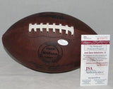 ROGER STAUBACH AUTOGRAPHED DALLAS COWBOYS THROWBACK WILSON NFL DUKE FOOTBALL JSA