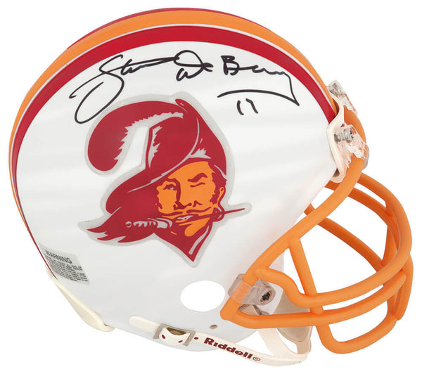 Steve DeBerg Signed Buccaneers T/B (VSR4) Riddell Mini Helmet - (SCHWARTZ COA)
