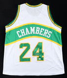 Tom Chambers Signed Seattle Supersonics Jersey (JSA) 4xAll Star Power Forward