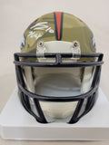 BO NIX SIGNED DENVER BRONCOS CAMO SPEED MINI HELMET BECKETT QR