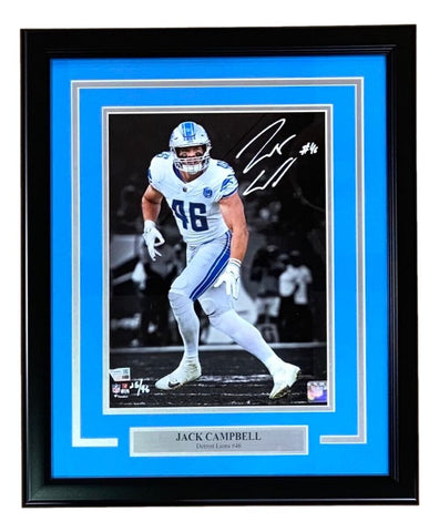 Jack Campbell Signed Framed 11x14 Detroit Lions Photo Fanatics