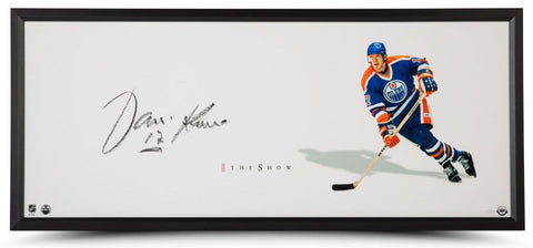 JARI KURRI Autographed "The Show" 46 x 20 Framed Lithograph UDA