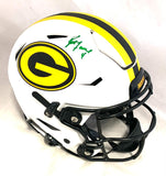 BRETT FAVRE SIGNED PACKERS LUNAR ECLIPSE SPEEDFLEX AUTHENTIC HELMET RADTKE COA