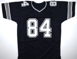 Jay Novacek Autographed Blue Pro Style Jersey - Beckett W Hologram *Black