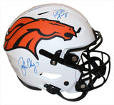 Manning, Elway & Wilson Signed Authentic Lunar Speed Flex Helmet FAN 38759