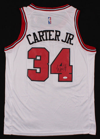 Wendell Carter Jr Signed Chicago Bulls Custom Jersey (JSA COA) 2018 1st Rnd Pk