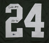 Darrelle Revis Autographed Green Pro Style Jersey w/HOF - Beckett W Hologram *2