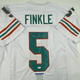 Autographed/Signed SEAN YOUNG Ray Finkle Ace Ventura Miami White Jersey PSA COA