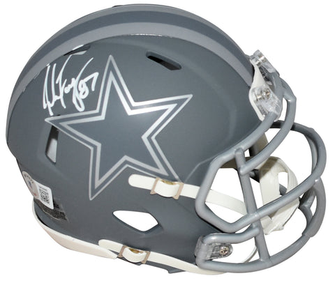 JAKE FERGUSON AUTOGRAPHED DALLAS COWBOYS SLATE SPEED MINI HELMET BECKETT