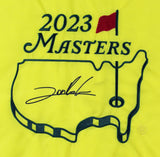 John Rahm Authentic Signed & Framed 2023 Masters Pin Flag BAS #BH83239