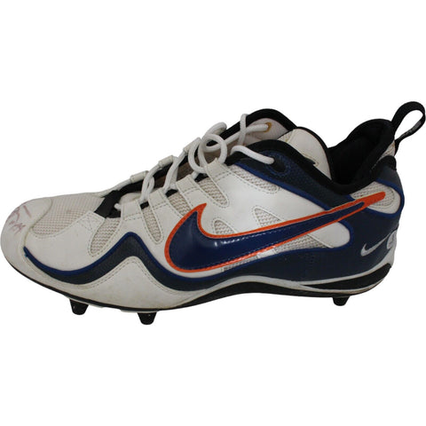 Shannon Sharpe Signed Game Used Nike Sz 12 Cleat Left Foot Beckett 44715