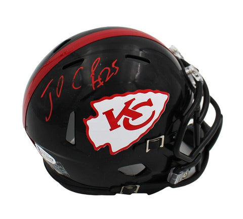 Jamaal Charles Signed Kansas City Chiefs Speed Custom Glossy Mini Helmet