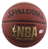 76ers Dikembe Mutombo Authentic Signed Spalding I/O Basketball BAS #BR84342