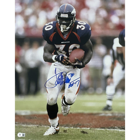 Terrell Davis Autographed/Signed Denver Broncos 16x20 Photo Beckett 47910