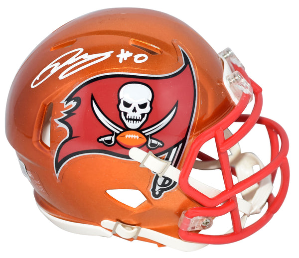 YAYA DIABY SIGNED TAMPA BAY BUCCANEERS FLASH SPEED MINI HELMET BECKETT