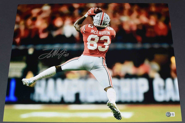 TERRY McLAURIN AUTOGRAPHED SIGNED OHIO STATE BUCKEYES 16x20 PHOTO BECKETT