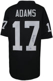 Davante Adams (RAIDERS) Signed Black Custom Football Jersey - (BECKETT COA)