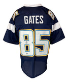 Antonio Gates San Diego Signed Navy Blue Football Jersey BAS