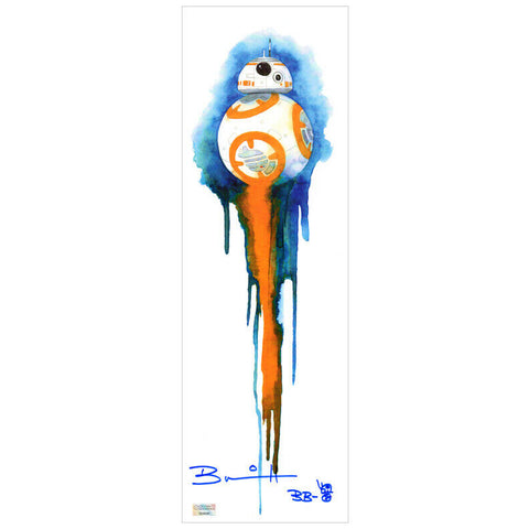 Brian Herring Autographed Star Wars BB-8 5.5x17 Art Print