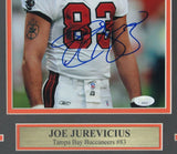 Joe Jurevicius Tampa Bay Buccaneers Signed/Auto 8x10 Photo Framed JSA 163341