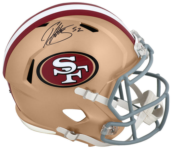 Patrick Willis Signed 49ers Riddell Full Size Speed Replica Helmet -SCHWARTZ COA