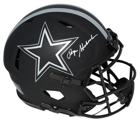 ROGER STAUBACH AUTOGRAPHED DALLAS COWBOYS AUTHENTIC ECLIPSE HELMET BECKETT