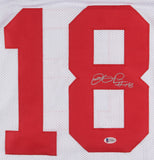 Dante Pettis Signed San Francisco 49ers Jersey (Beckett COA) 2nd Year W,R,