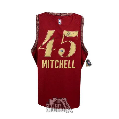 Donovan Mitchell Autographed Cleveland Nike City Edition Jersey - Fanatics