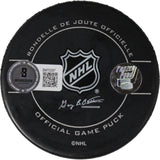 Dustin Byfuglien Autographed Chicago Blackhawks Hockey Puck Insc Beckett 46751