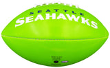 WALTER JONES AUTOGRAPHED SEATTLE SEAHAWKS GREEN LOGO FOOTBALL MCS HOLO 203088