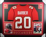 RONDE BARBER (Buccaneers red SKYLINE) Signed Autographed Framed Jersey JSA